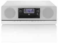 Dual DAB 420 BT Weiß DAB/UKW Micro-System mit CD/USB und Bluetooth Digitalradio