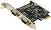 LogiLink PCI Express Schnittstellenkarte Seriell 2x Computer-Adapter