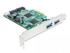 Delock Modem DeLOCK PCI Express Karte > 2 x extern USB 3.0 + 2