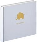 Walther Fotoalbum Walther Baby Animal blau 25x28 50 wei&szlig;e Seiten