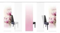 HOME WOHNIDEEN Schiebegardine MAGNONE (5 St), Klettband, blickdicht, HxB: 245x60,