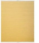 Roomy Plissee Plissee Klemmfix, ohne Bohren, verspannt, Klemmbar gelb 80 cm x...