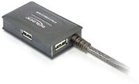 Delock USB-Verteiler DeLOCK USB 2.0 Verl&auml;ngerungskabel 10 m aktiv mit 4 Port...