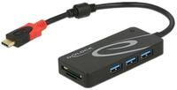 Delock USB-Verteiler HUB USB 3.0 USB Type-C > 3 Port extern USB 3.2 Gen 1 (3.1...