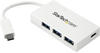 Startech.com USB-Verteiler STARTECH.COM 4 Port USB-C Hub - USB C und 3x USB-A -...