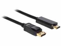 Delock Adapterkabel DisplayPort Stecker > HDMI Stecker Adapter