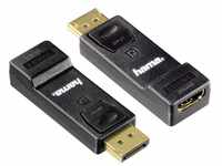 Hama Displayport zu HDMI Adapter-Kabel 4K Video-Adapter Displayport, 1 cm,