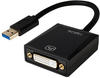 LogiLink UA0232 USB-Adapter, 10 cm, USB 3.0 A/Stecker zu DVI-I(24+5) Dual...