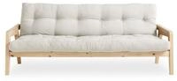 Karup Design Schlafsofa Grab, inkl. Futonmatratze - aus massivem Kieferholz, 130x190