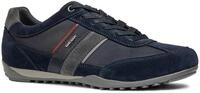 Sneaker GEOX "U WELLS C", Herren, Gr. 41, blau (navy, weinrot), Synthetik,...