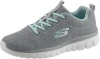 Sneaker SKECHERS "Graceful - Twisted Fortune", Damen, Gr. 40, grau (grau, mint),