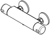 HANSA Brausethermostat Hansamicra BrauseBatterie vertauschte