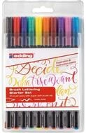 edding Marker Brushpen Lettering Start 10er Etui Edding Tangle Set Ass