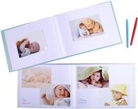 EXACOMPTA Fotoalbum Fotoalbum Baby 28,5x22cm 30 Seiten rosa
