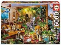 Educa Puzzle Ankunft Puzzle 6000 Teile, Puzzleteile