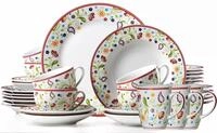 Geschirr-Set RITZENHOFF & BREKER "Kombiservice Shanti Doppio bunt", bunt, 36,