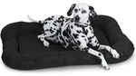 Knuffelwuff Tierbett Hundebett Lucky, Schaumstoffflocken schwarz 105 cm x 140 cm