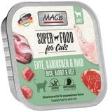 MAC'S Ente, Kaninchen & Rind 85 g - 16 St&uuml;ck, Nassfutter f&uuml;r: Katze