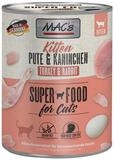 MAC'S Kitten Pute & Kaninchen 800 g - 6 St&uuml;ck, Nassfutter f&uuml;r: Katze