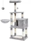 FEANDREA Kratzbaum, Katzenbaum, Kletterbaum, stabiler, mit H&ouml;hle, 138 cm
