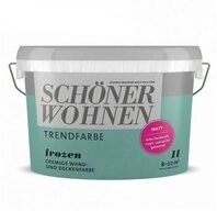 SCH&Ouml;NER WOHNEN FARBE Wandfarbe SW Trend Wandfarbe matt 1,0L Frozen 6522