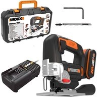 Worx Handkreiss&auml;ge Worx Akku-Stichs&auml;ge WX543 mit Akku 20V/2,0Ah, Ladeger&auml;t und