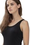 Sporttop MEY "SERIE EMOTION", Damen, Gr. 46, schwarz, Feinripp, Obermaterial: 50%