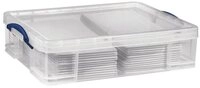 REALLYUSEFULBOX Aufbewahrungsbox 1 Aufbewahrungsbox 33 Liter transparent 71 x 44 x