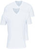 OLYMP V-Shirt weiß Modern fit (1-tlg)