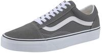 Sneaker VANS "Old Skool", Herren, Gr. 37, grau, Leder, Textil, kontrastfarbene