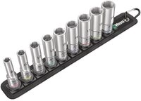 Wera Steckschl&uuml;ssel Wera Belt B Deep 1 Steckschl&uuml;sseleinsatz-Set 3/8" 9teilig