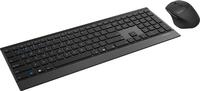 Rapoo 9500 - DE schwarze Multi-Mode Combo, Drahtloses, Ergonomisches Tastatur-...