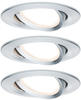 Paulmann LED Einbauleuchte LED Einbauleuchte 3-Step-Dim Coin Basisset, Dimmbar...