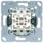 JUNG Schalter Jung Multi-Switch Doppel-Taster mit 2x2 Schlie&szlig;ern 531-41 U bunt