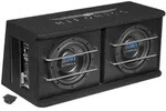 Hifonics TDA200R 2 x 20 cm (8) Aktiv-Dual-Bassreflex Subwoofer Auto-Subwoofer...