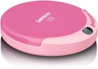 Lenco CD-011 tragbarer CD-Player Rosa CD-Player