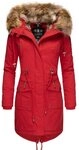 Navahoo Wintermantel Rosinchen stylischer Damen Winter Baumwollparka mit Kunstfell