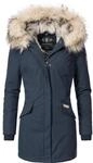 Wintermantel NAVAHOO "Wintermantel Cristal", Damen, Gr. M, blau, Obermaterial: 65%