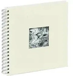 PAGNA Fotoalbum Spiralalbum 24x25cm 50 Seiten Passepartout beige mondial metallic