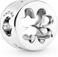 Pandora Kettenanh&auml;nger Pandora Gl&uuml;ck und Mut Vierbl&auml;ttriges Kleeblatt Charm...