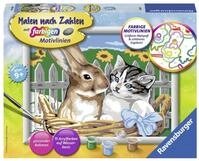 Ravensburger Malen nach Zahlen CreArt, Malen nach Zahlen Kinder - Putzige...