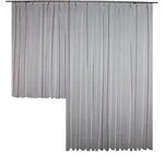Wirth Gardine Betsy (1 St), Faltenband, halbtransparent, Store rot 300 cm x 245 cm