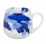 K&ouml;nitz Becher Seeing Blue Kuschelbecher 420 ml, Porzellan blau