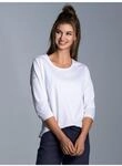 T-Shirt TRIGEMA "TRIGEMA Langarmshirs aus Biobaumwolle", Damen, Gr. M, wei&szlig; (wei&szlig;,