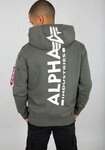 Alpha Industries Kapuzensweatshirt BACK PRINT HOODY Baumwollmischung, regular...