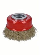 BOSCH Schleifaufsatz Topfb&uuml;rste X-LOCK Clean for Metal, 75 mm, 0.3 mm, gewellte