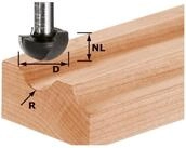 FESTOOL Hohlkehlfr&auml;ser HW S8 R6,35 12,70 x 10 x 40 x 8 mm (490984) f&uuml;r...