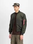 Bomberjacke ALPHA INDUSTRIES "MA-1 VF Vintage Fit 59", Herren, Gr. M, gr&uuml;n (schwarz
