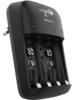HEITECH Stecker-schnell-Ladegerät Ultimate 4 mit Einzelschacht-Überwachung, E