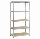 IRONSIDE Regal Steckregal 180x90cm 5B&ouml;den Regal Kellerregal Lagerregal...